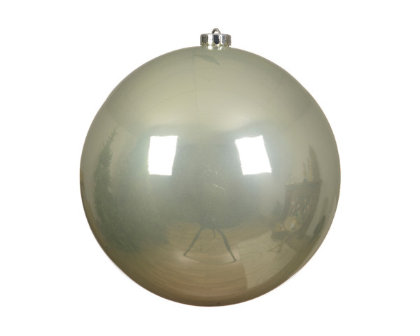 Weihnachtskugel SHINY in mint aus Kunststoff