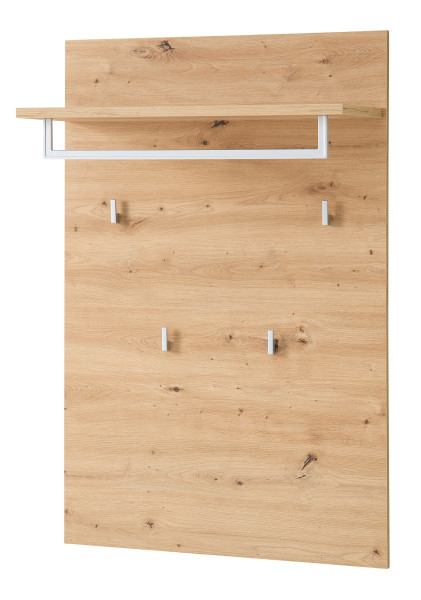 Garderobenpaneel BRINJA in Artisaneiche aus Dekor