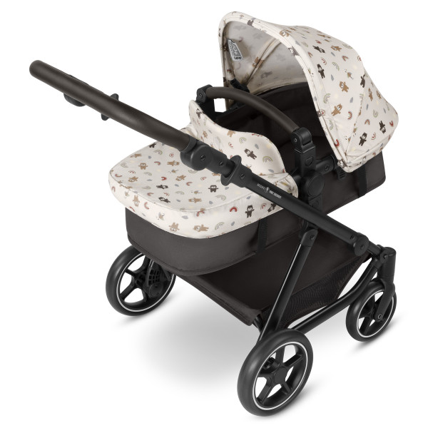 Puppenwagen MIGNO Teddy in mehrfarbig aus Materialmix