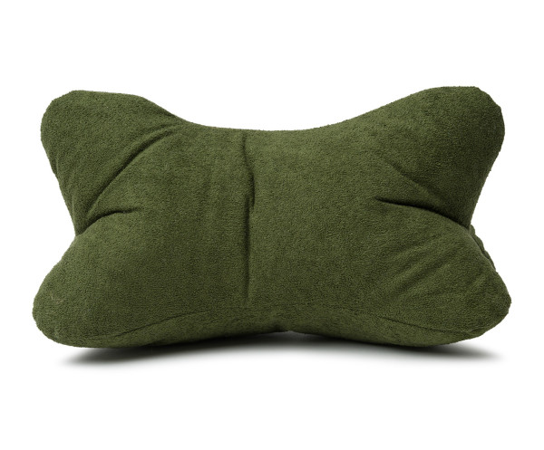 Lesekissen GERRA dunkelgrün in dunkelgrün aus Polyester