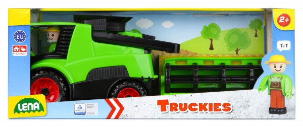 Mähdrescher TRUCKIES in bunt aus Kunststoff
