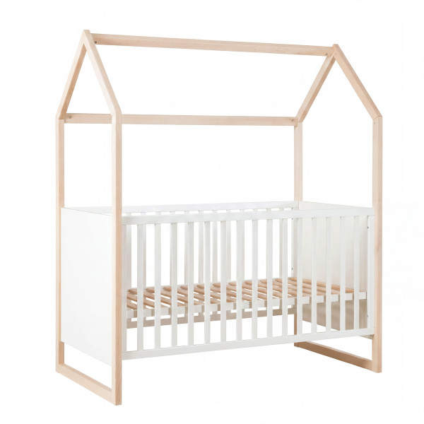 Babybett NEFELIA in Eiche aus Dekor