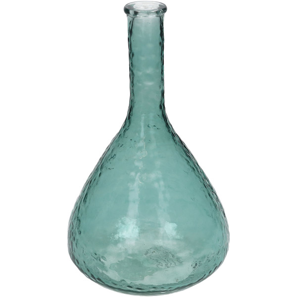 Vase RECYCLED grün in grün aus Glas
