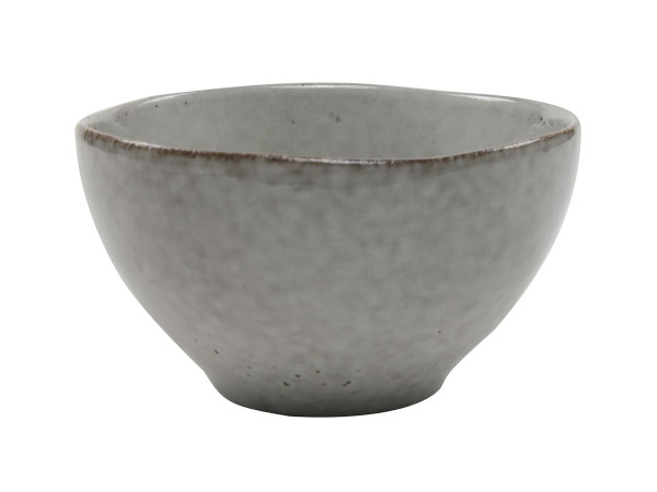 Müslischale STONE grau in grau aus Keramik