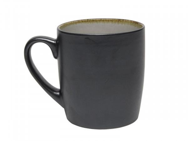 Kaffeebecher KOS grau in grau aus Keramik