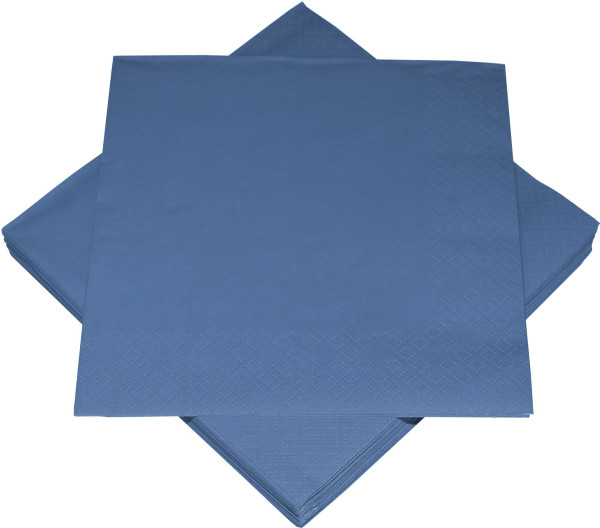 Servietten BASIC blau