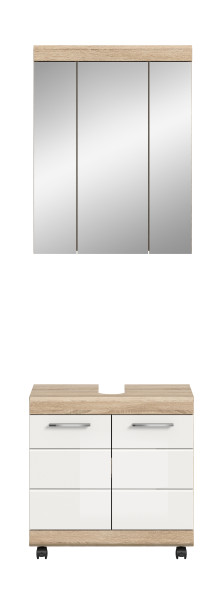Badezimmerset LAMBADA in mehrfarbig aus Holz