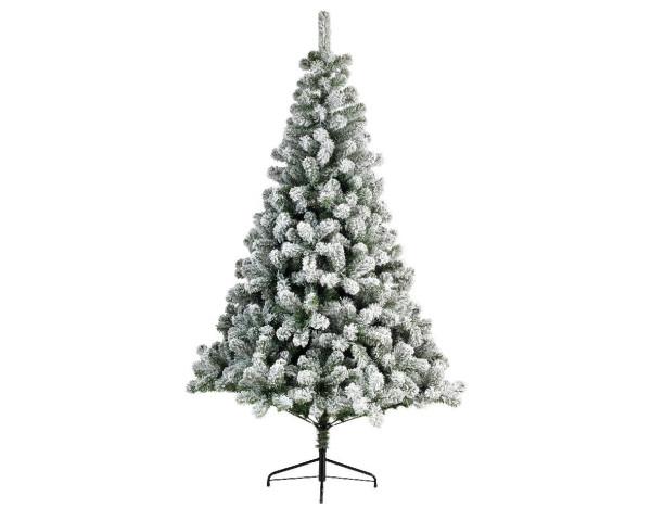 Weihnachtsbaum SNOWY PINE in weiß/grün aus Kunststoff
