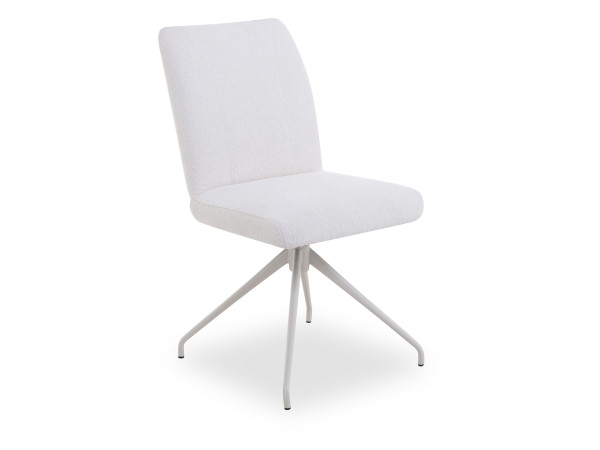 Polsterstuhl NADERA in creme aus Stoff