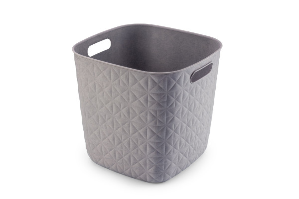 Korb SOFTEX Cube in taupe aus Polypropylen