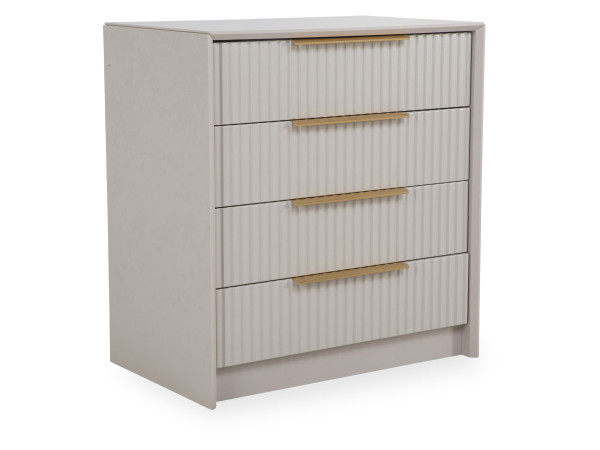 Kommode KACEY in beige aus Dekor