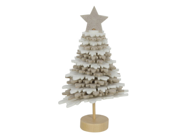 Dekoobjekt WEIHNACHTSBAUM in blau aus Edelstahl