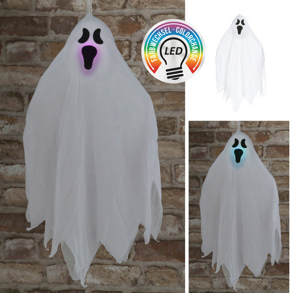 Dekofigur GEIST in weiß aus Polyester