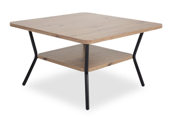 Couchtisch AUSTIN in Artisaneiche aus Metall
