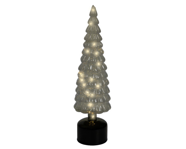 Dekoobjekt LED TREE grün in grün aus Glas