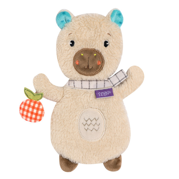 Knister-Capybara FEHN Clara in mehrfarbig aus Materialmix