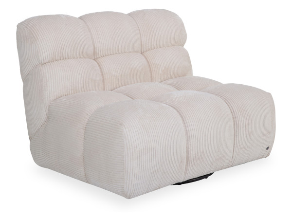 Sessel TOM TAILOR SOFT CUBE in beige aus Stoff