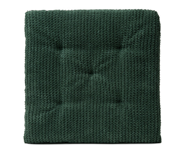Sitzkissen ELMA dunkelgrün in dunkelgrün aus Polyester