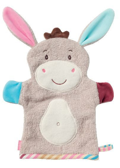 Waschhandschuh Esel