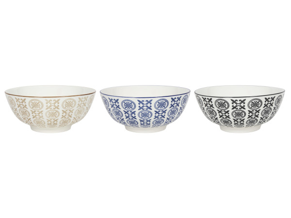 Salatschale CHINOISE in mehrfarbig aus Steinzeug