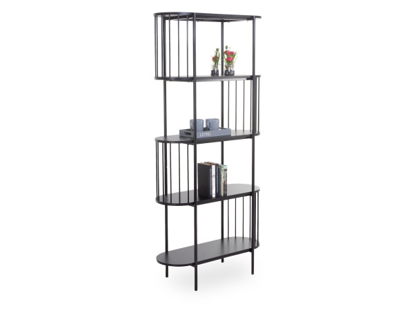 Standregal DACE in schwarz aus MDF