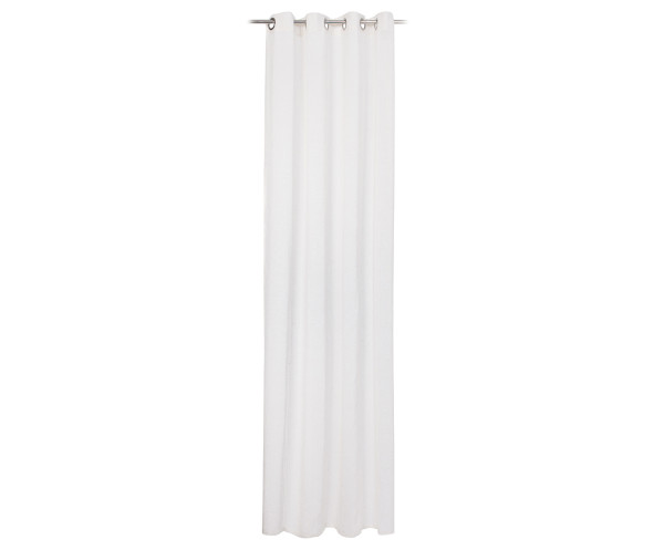 Ösenschal MIRA weiss in weiß aus Polyester