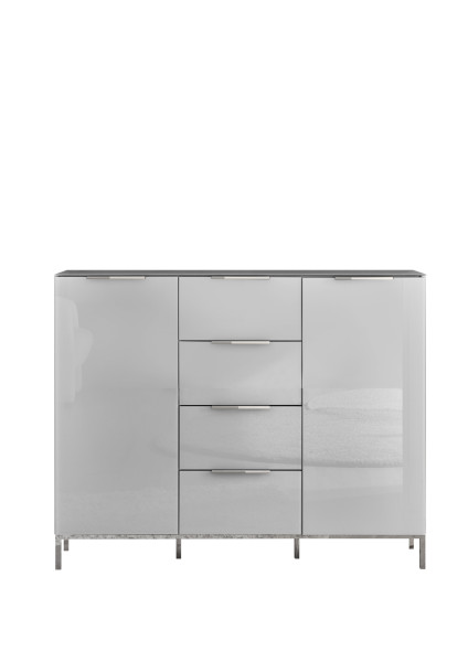 Kommode SYRINA in weiß aus Dekor