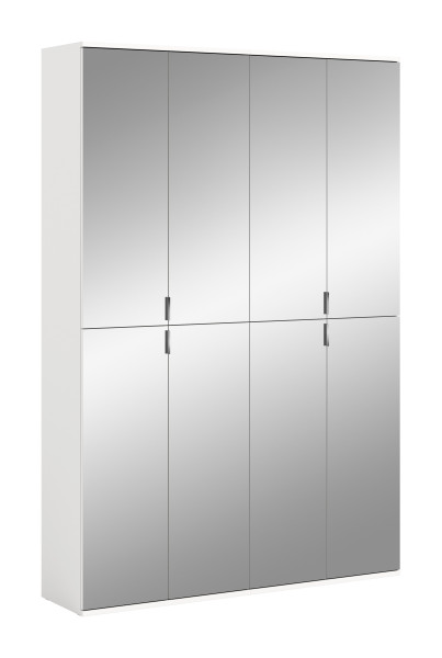 Schrankkombination PROJEKT X in weiß aus MDF furniert