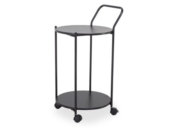 Beistelltisch ELIO in schwarz aus Metall
