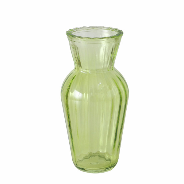 Vase TILLA grün in grün aus Glas