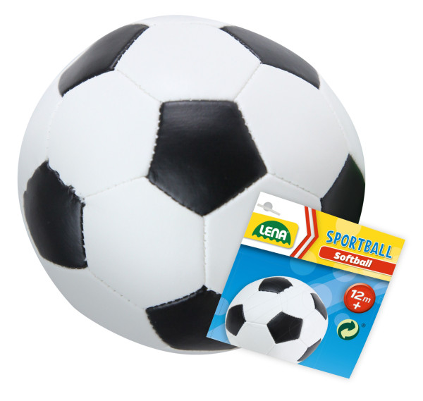 Soft-Fußball 13 cm in mehrfarbig aus Kunststoff
