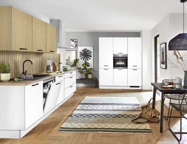 Einbauküche Nobilia Senso in weiß aus Lack