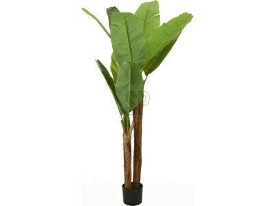 Kunstpflanze BANANENBAUM in grün aus Polypropylen