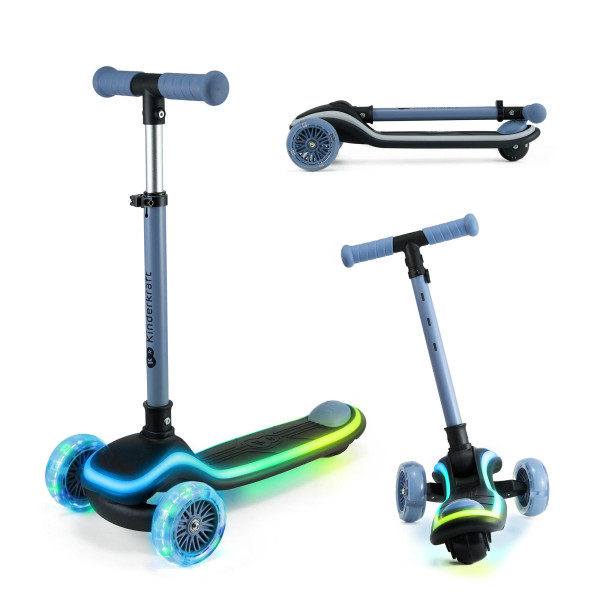 Scooter KINDERKRAFT RAKET in blau aus Materialmix
