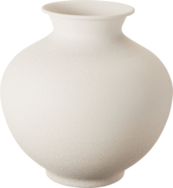 Vase MATTY weiss in weiß aus Metall