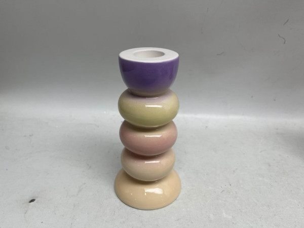 Kerzenhalter COLORI in mehrfarbig aus Keramik