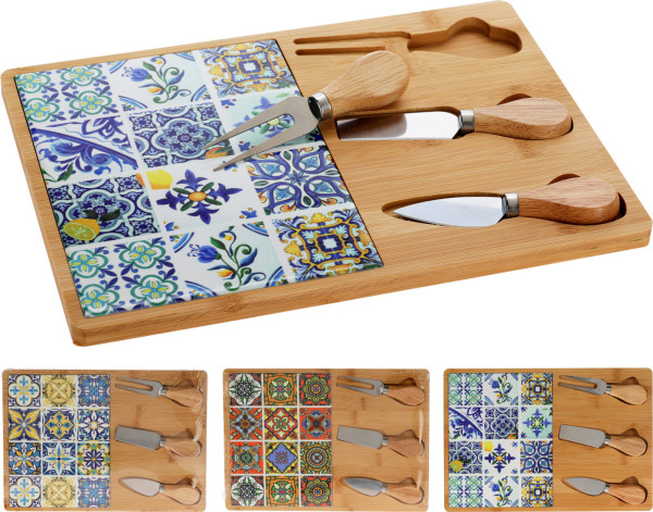 Käsetablett-Set MOSAIK