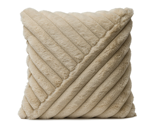 Kissen vito PATCHWORK 2 in Kernnussbaum aus Polyester