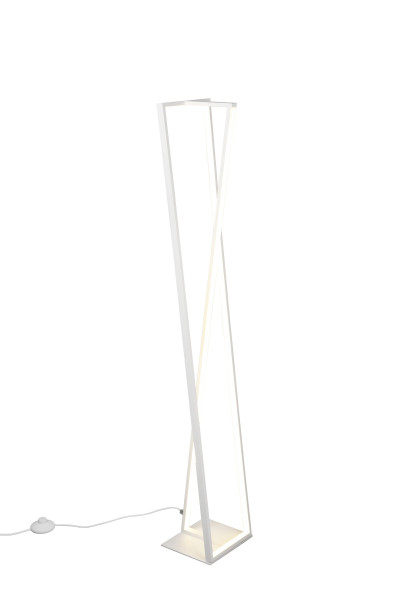 Stehleuchte LED EDGE in weiß aus Metall