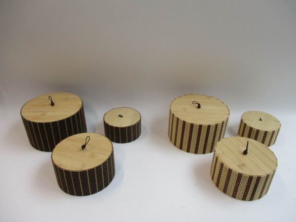 Box HILDUR in mehrfarbig aus Materialmix