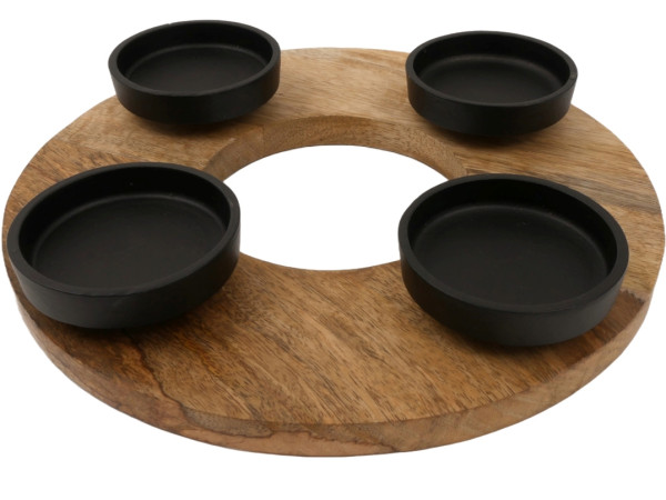 Adventskranz WOOD