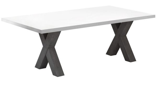 Couchtisch MISTER in  graphit/weiß matt aus Holz