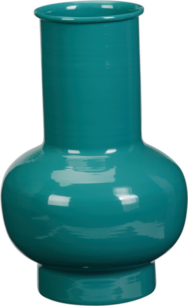 Vase AMELIA grün in grün aus Eisen