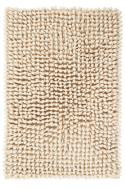 Badematte FLUFFY ivory in Ivory aus Polyester