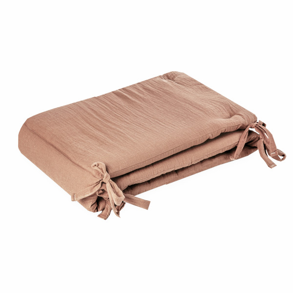Nestchen ZÖLLNER Musselin in terracotta aus Mischgewebe