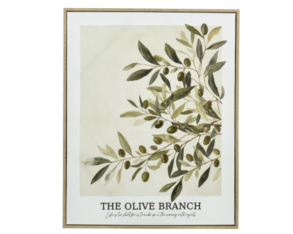 Bild OLIVE in mehrfarbig aus MDF
