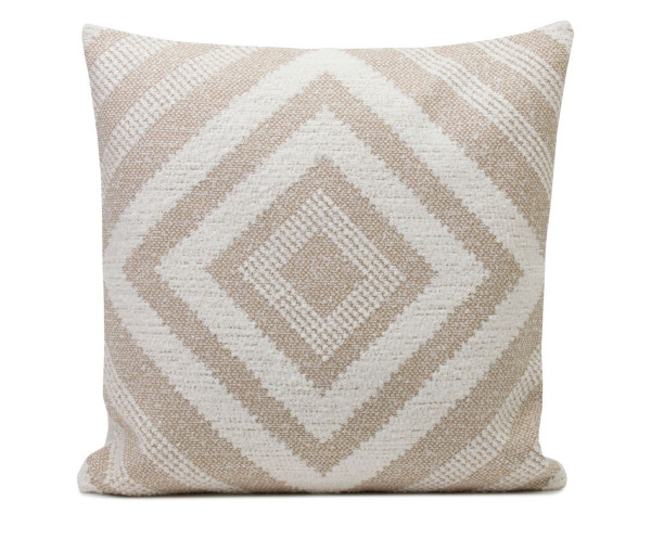 Kissenhülle BOHO taupe in taupe aus Mischgewebe