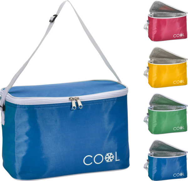 Kühltasche COOL in mehrfarbig aus Polyester