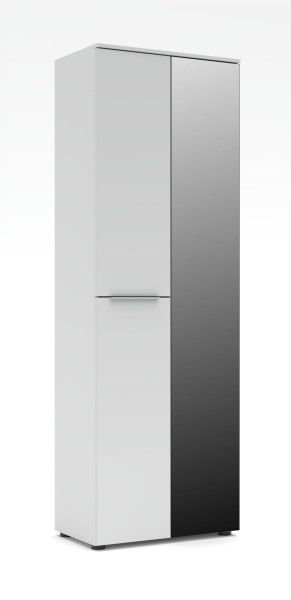 Garderobenschrank SYRINA in weiß aus Dekor