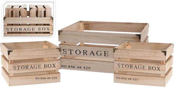 Holzkiste STORAGE groß